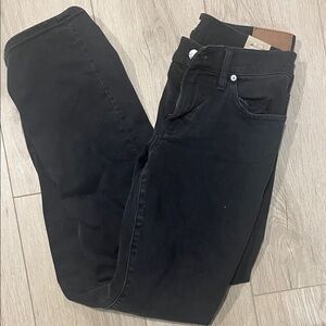 NWT Madewell straight jeans in black